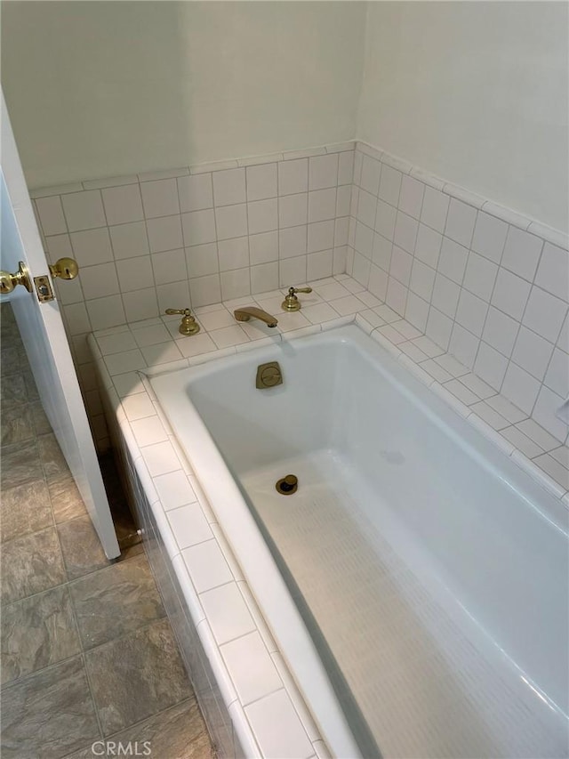 bathroom with a bath