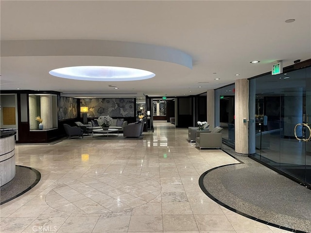 view of community lobby