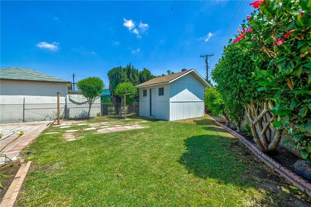 8873 Coolhurst Dr, Pico Rivera, CA 90660 - view of yard featuring an outbuilding