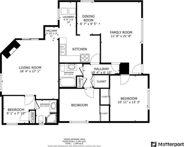 8873 Coolhurst Dr, Pico Rivera, CA 90660 - floor plan / room layout