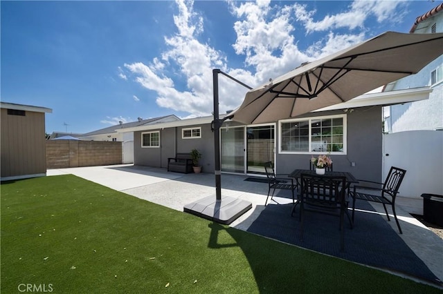 5158 Elderhall Ave, Lakewood, CA 90712 - rear view of property with a patio area and stucco siding