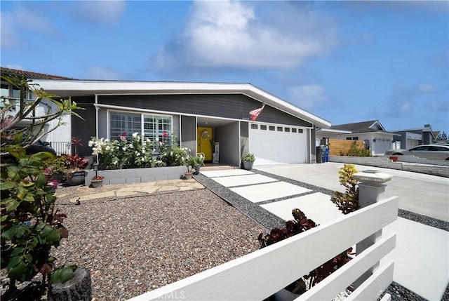5158 Elderhall Ave, Lakewood, CA 90712 - view of front facade with an attached garage and concrete driveway