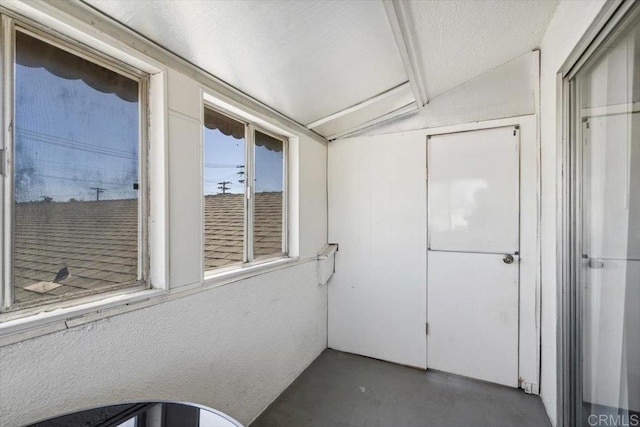 1278 E Madison Ave Unit D, El Cajon, CA 92021 - unfurnished sunroom with vaulted ceiling