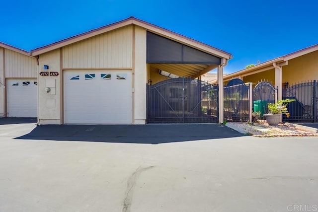 4379 Albatross Way, Oceanside, CA 92057 - garage featuring a gate and fence