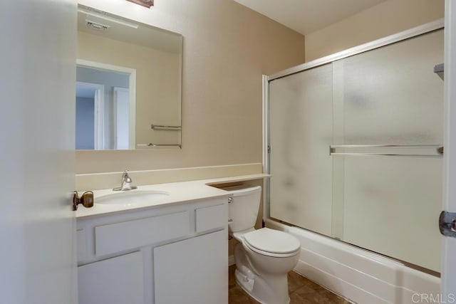 4379 Albatross Way, Oceanside, CA 92057 - bathroom with vanity, toilet, and enclosed tub / shower combo