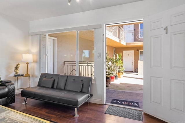 5510 Adelaide Ave Unit 1, San Diego, CA 92115 - entryway with wood finished floors