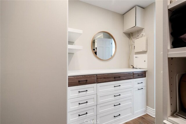 737 35th St, Manhattan Beach, CA 90266 - bathroom view of wood finished floors and vanity