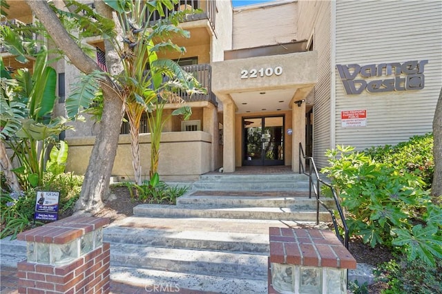 22100 Burbank Blvd Unit 150F, Woodland Hills, CA 91367 - doorway to property featuring french doors