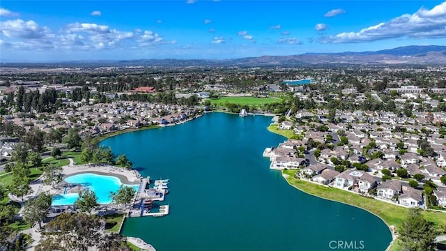 111 Greenfield, Irvine, CA 92614 - aerial overview of property's location with a water and mountain view