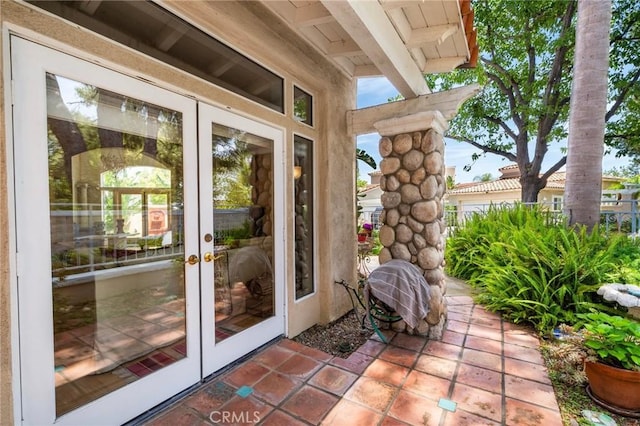 81 Via Barcaza, Coto De Caza, CA 92679 - view of exterior entry with french doors