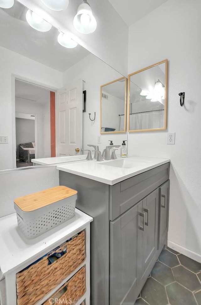 13023 Avenida Empresa, Riverside, CA 92503 - bathroom with vanity and tile patterned flooring