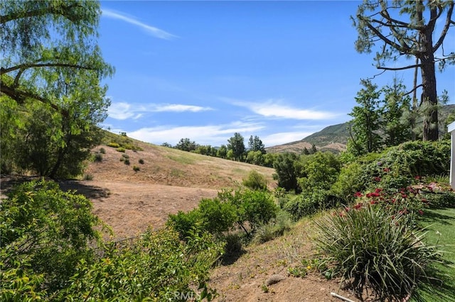 view of mountain backdrop
