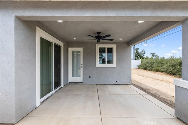 6018 William St, Riverside, CA 92504 - view of patio with ceiling fan