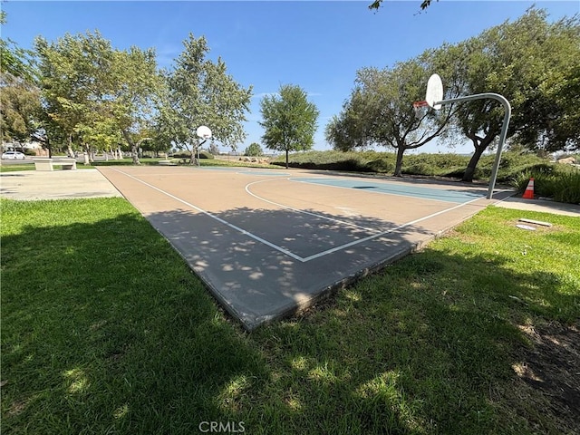 15986 Wilmington Rd, Chino Hills, CA 91709 - view of basketball court featuring a yard and community basketball court