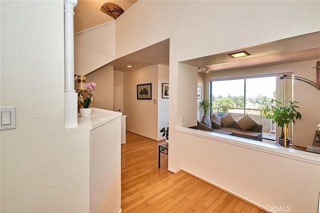 1144 Walnut Grove Ave Unit C, Rosemead, CA 91770 - hallway featuring light wood finished floors and baseboards