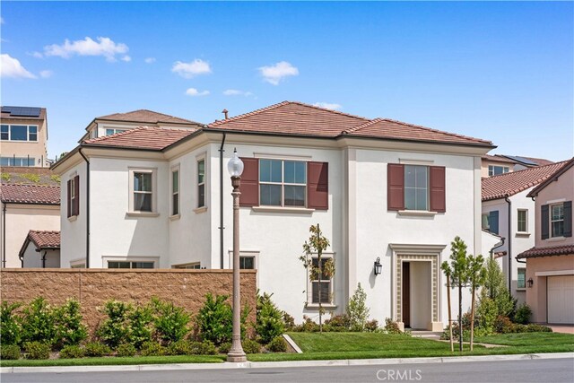 270 Maricopa, Irvine, CA 92618 - view of front of home with stucco siding and a tiled roof