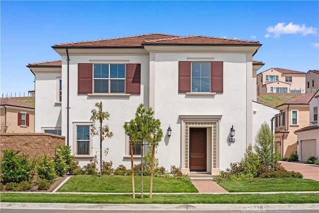 270 Maricopa, Irvine, CA 92618 - view of front of house with stucco siding and a front lawn