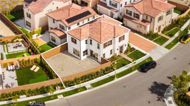 270 Maricopa, Irvine, CA 92618 - aerial view of residential area with property boundaries highlighted