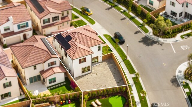 270 Maricopa, Irvine, CA 92618 - aerial perspective of suburban area featuring property parcel outlined