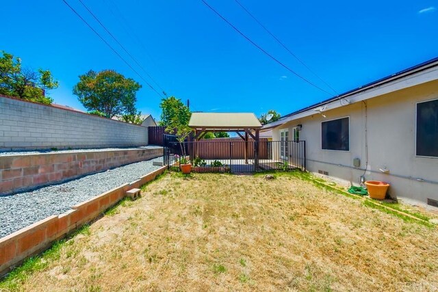 5019 Havenwood Ave, San Diego, CA 92120 - view of yard featuring a gazebo