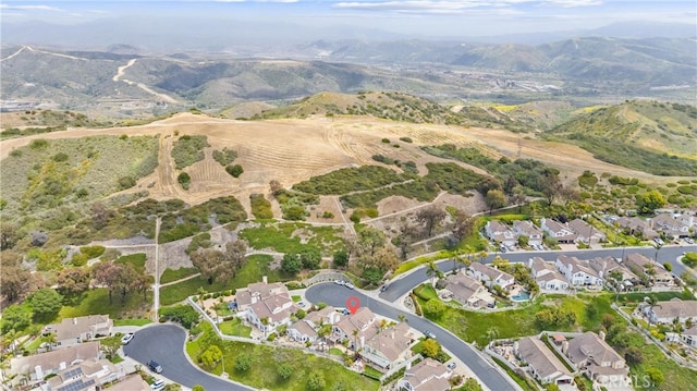 64 Camino, San Jose, San Clemente, CA 92672 - aerial overview of property's location featuring mountains and nearby suburban area