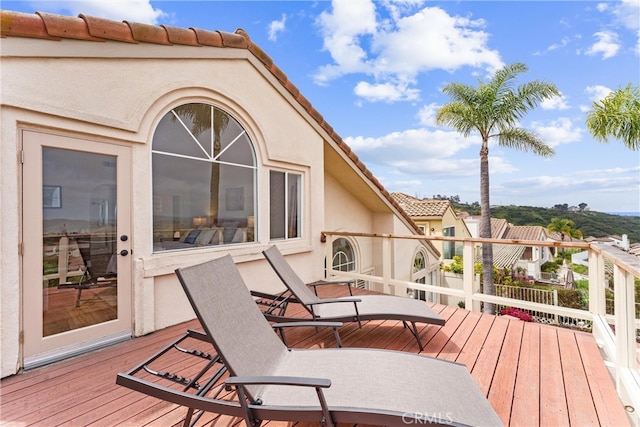 64 Camino, San Jose, San Clemente, CA 92672 - view of wooden terrace