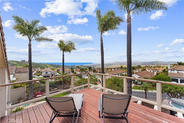 64 Camino, San Jose, San Clemente, CA 92672 - deck featuring a residential view