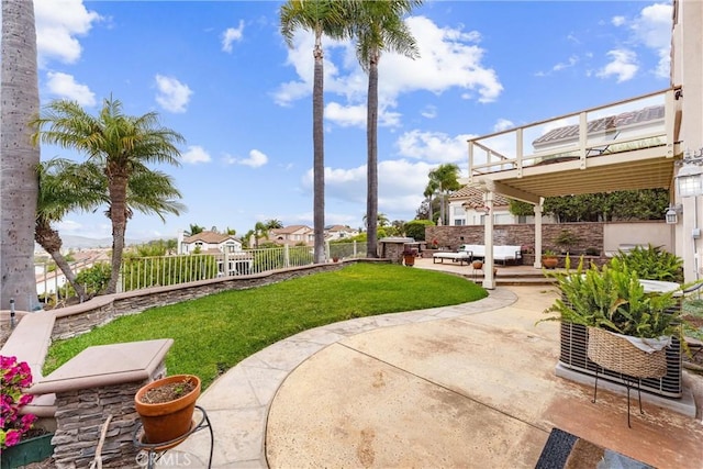 64 Camino, San Jose, San Clemente, CA 92672 - view of yard with a patio area