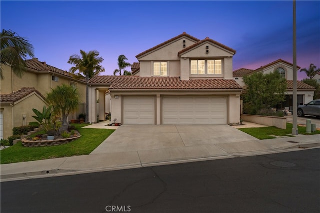 64 Camino, San Jose, San Clemente, CA 92672 - mediterranean / spanish home featuring a tile roof, driveway, and stucco siding