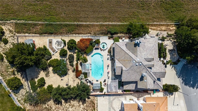 24449 Nan Ct, Diamond Bar, CA 91765 - aerial view of a pool area