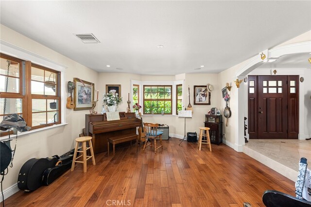 24449 Nan Ct, Diamond Bar, CA 91765 - foyer entrance featuring wood-type flooring, baseboards, and recessed lighting