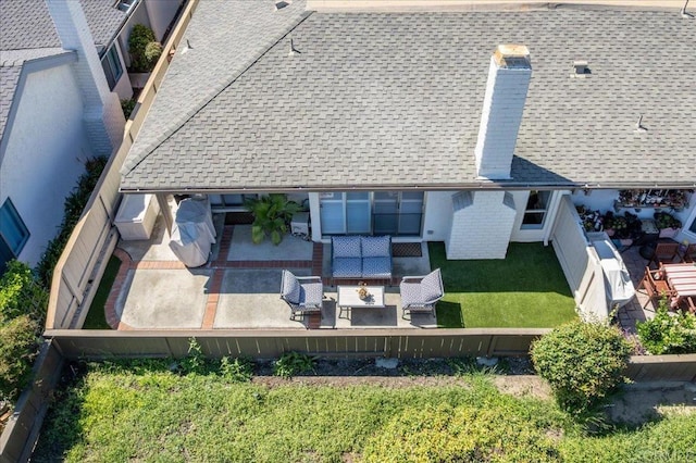 aerial view of property and surrounding area
