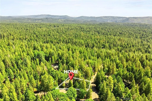 6175 Showdown Cir, Magalia, CA 95954 - bird's eye view of a forest and a mountain backdrop