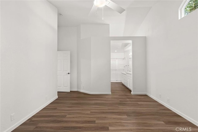 6175 Showdown Cir, Magalia, CA 95954 - unfurnished bedroom featuring baseboards and dark wood-style flooring