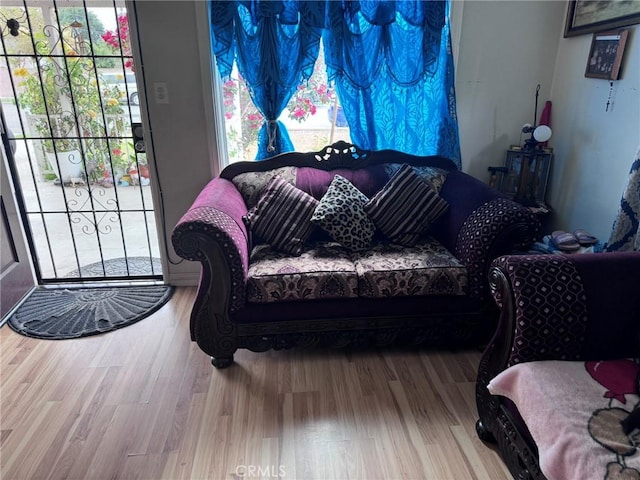 7881 Franklin St, Buena Park, CA 90621 - living room featuring wood finished floors