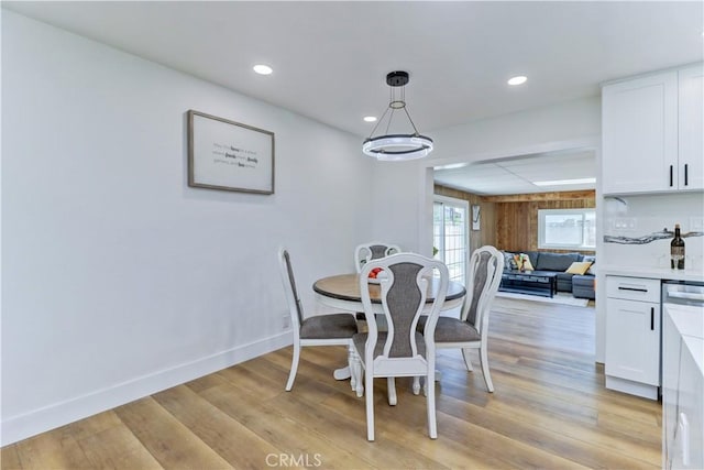 10612 Ketch Ave, Garden Grove, CA 92843 - dining area featuring light wood finished floors and recessed lighting