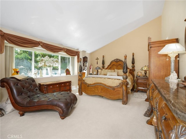 5338 Falling Tree Ln, Rancho Cucamonga, CA 91737 - bedroom with carpet flooring and vaulted ceiling