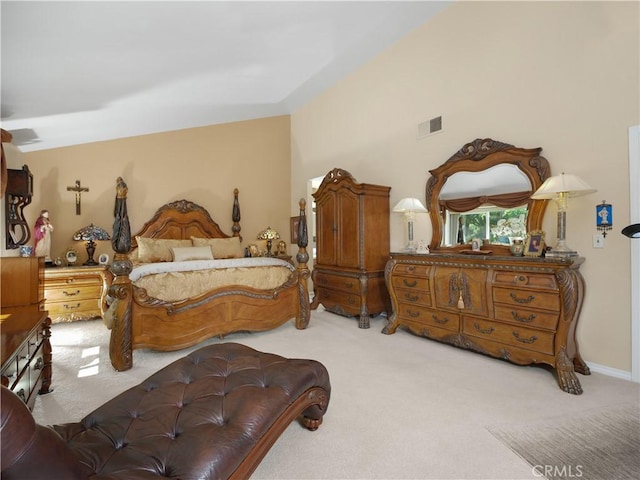 5338 Falling Tree Ln, Rancho Cucamonga, CA 91737 - carpeted bedroom featuring vaulted ceiling