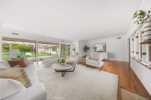 1212 Oakwood Dr, Arcadia, CA 91006 - living area with wood finished floors