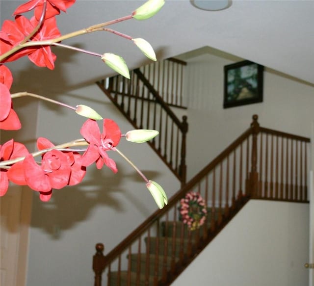 view of stairs
