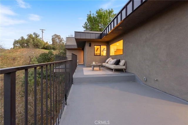 3250 Coldwater Canyon Ave, Studio City, CA 91604 - view of patio / terrace featuring an outdoor hangout area