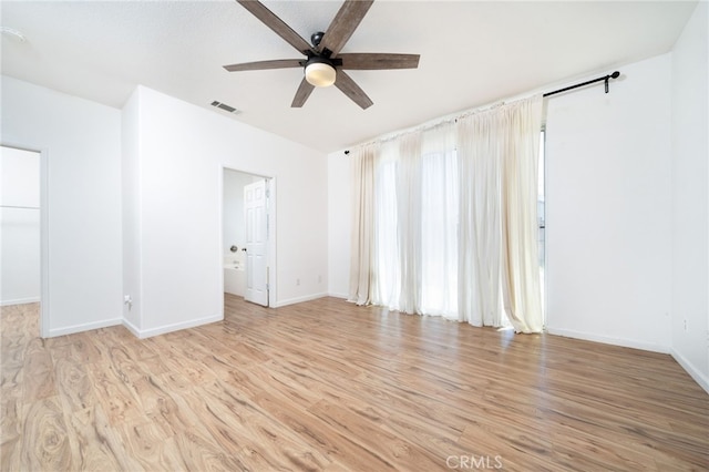 126 Schooner Ct, San Jacinto, CA 92583 - spare room with ceiling fan, wood finished floors, and baseboards