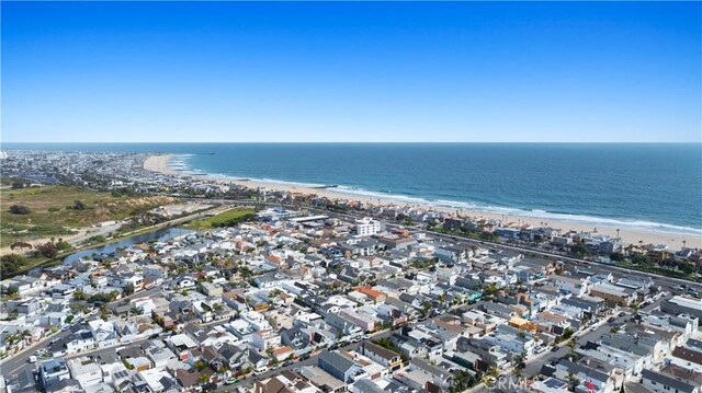 315 Lugonia St, Newport Beach, CA 92663 - aerial view of property and surrounding area featuring expansive coastline and nearby suburban area