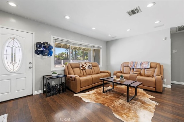 5136 W W Ave L8, Lancaster, CA 93536 - living room with wood finished floors, recessed lighting, and baseboards
