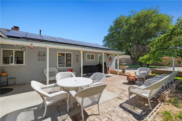 5136 W W Ave L8, Lancaster, CA 93536 - view of patio / terrace with outdoor dining area