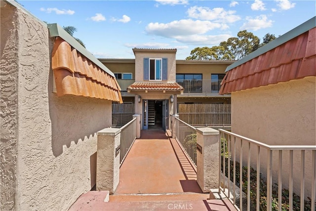 view of property