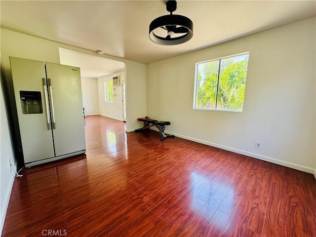 7019 Chimineas Ave, Reseda, CA 91335 - unfurnished room with baseboards and wood finished floors