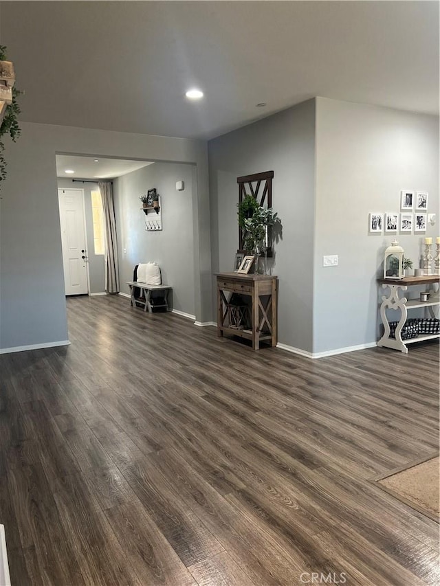 34988 Keiser Ct, Beaumont, CA 92223 - living room with dark wood finished floors and recessed lighting