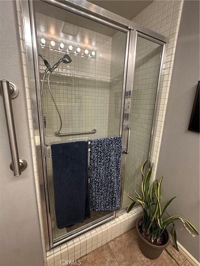 34300 Lantern Bay Dr Unit 41, Dana Point, CA 92629 - full bathroom with a shower stall and tile patterned floors