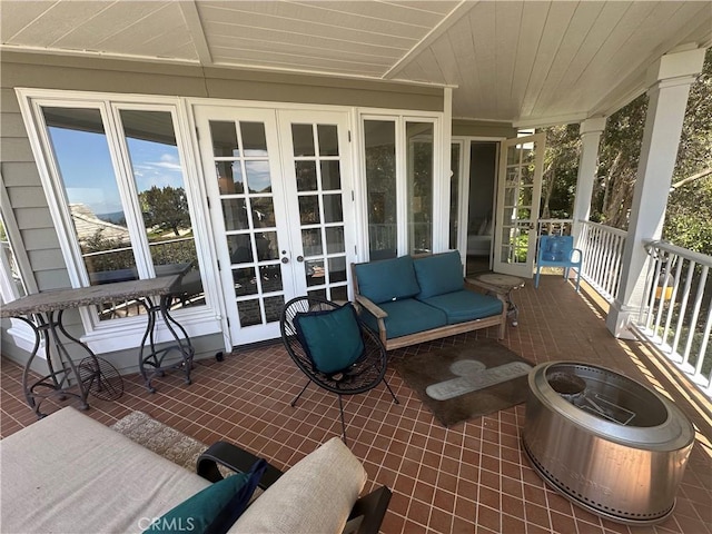34300 Lantern Bay Dr Unit 41, Dana Point, CA 92629 - view of patio / terrace featuring french doors
